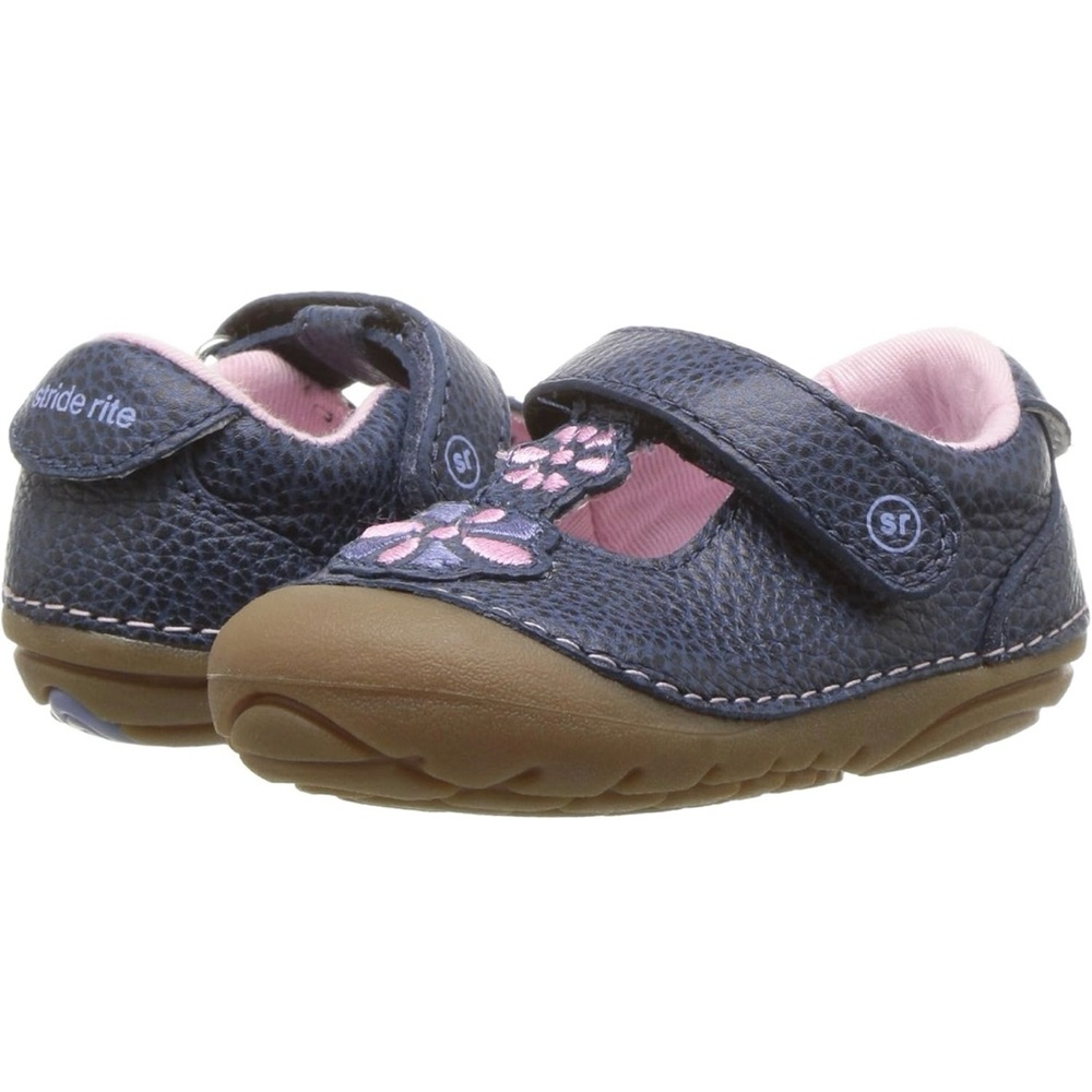Stride Rite Kelly Mary Jane | Size 5 Navy | BNWT In Box | Memory Foam Insole